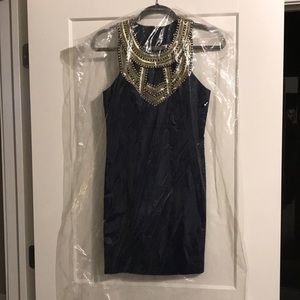 Lilly Pulitzer Navy Blue Beaded dress